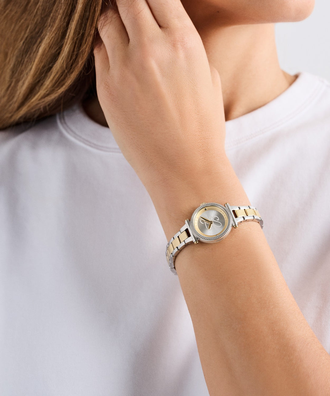 Ted Baker Women’s 26 mm Silver Dial Multi-Tone Bracelet Watch BKPJLF503