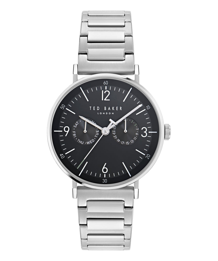 Ted Baker Men’s Phylipa Gents 41 mm Black Dial Mesh Bracelet Watch BKPPGF406