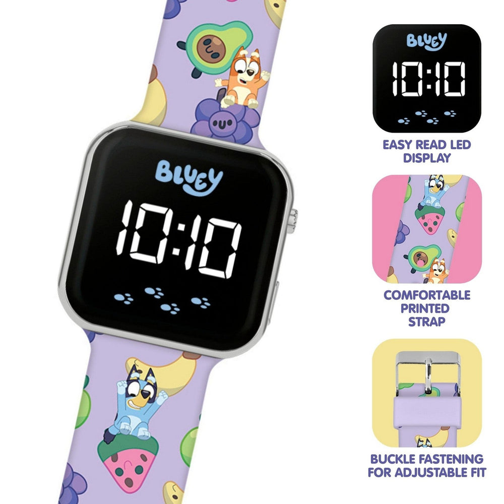Bluey Printed Led Watch BLY4188