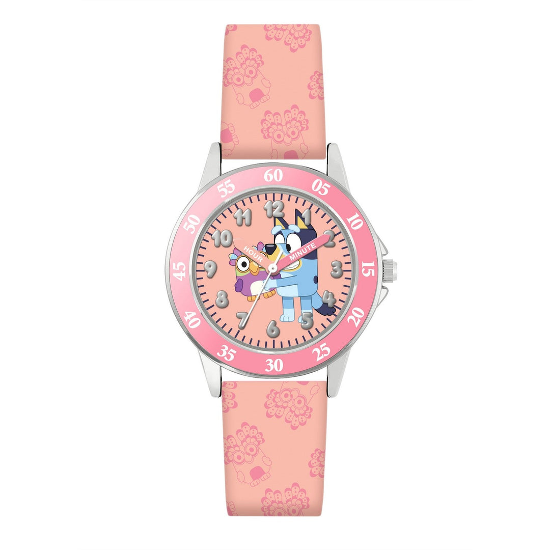 Bluey Pink Time Teacher Red Watch BLY9005