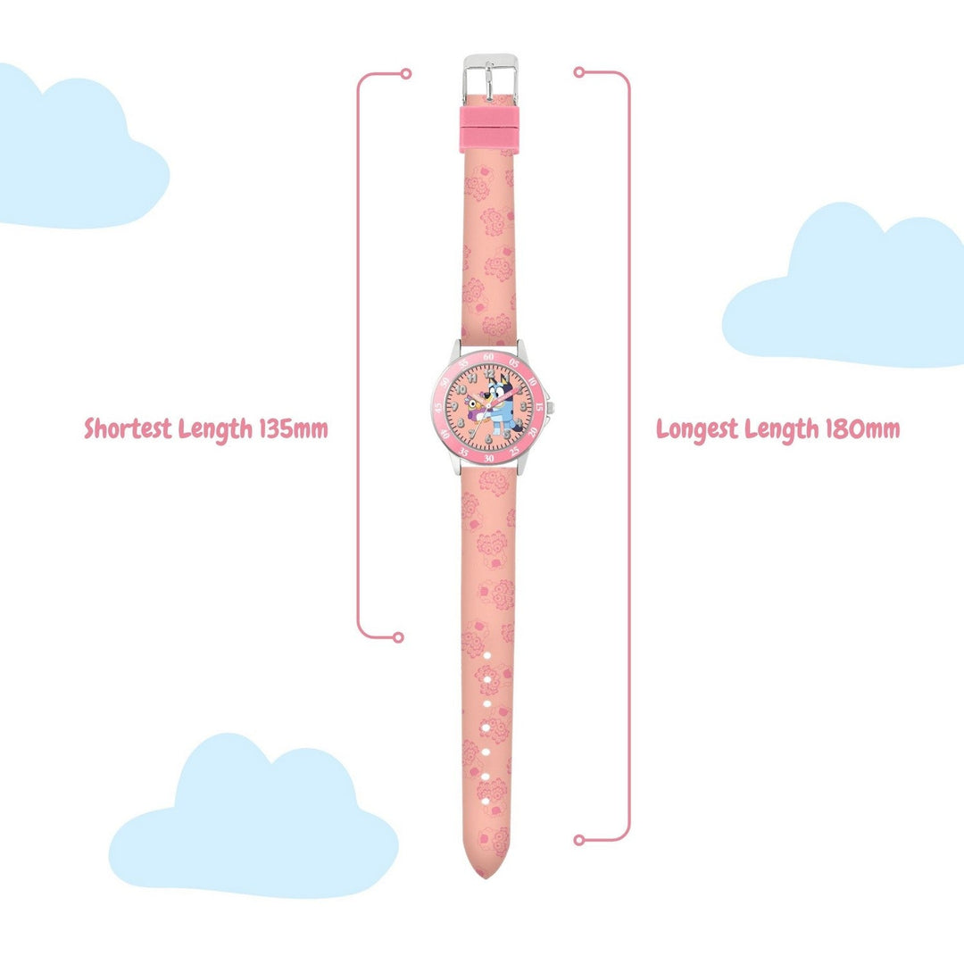 Bluey Pink Time Teacher Red Watch BLY9005