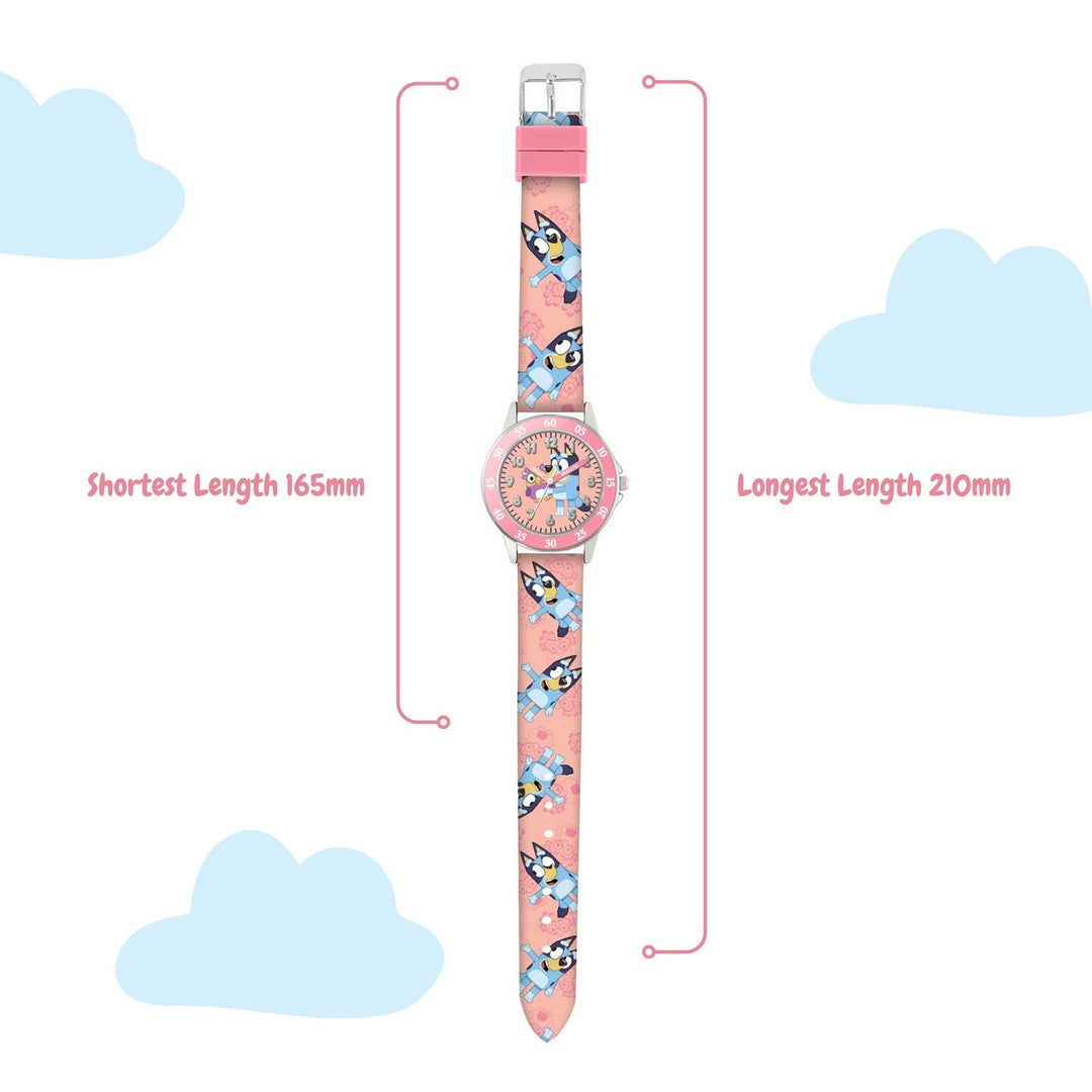 Bluey Pink Strap Time Teacher BLY9007ARG