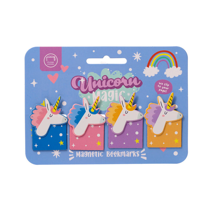 Unicorn Magic Shaped Magnetic Bookmark Set BOOK17