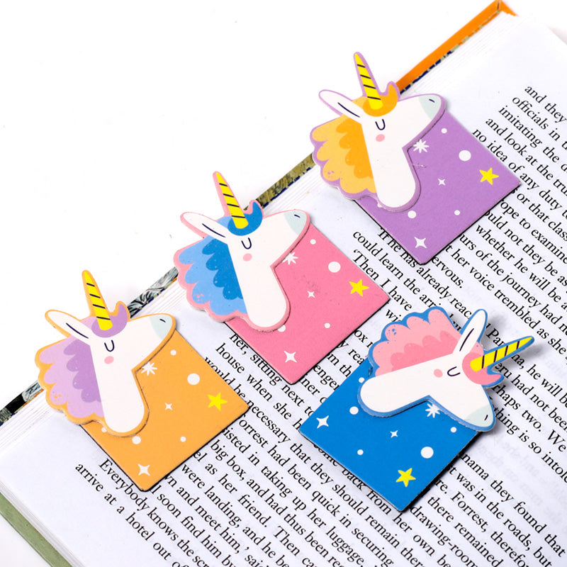 Unicorn Magic Shaped Magnetic Bookmark Set BOOK17