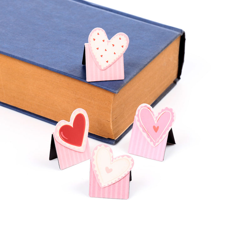 Amore Heart Magnetic Bookmark Set BOOK28
