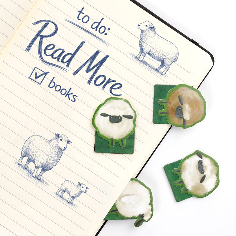 Sheep Magnetic Bookmark Set BOOK30