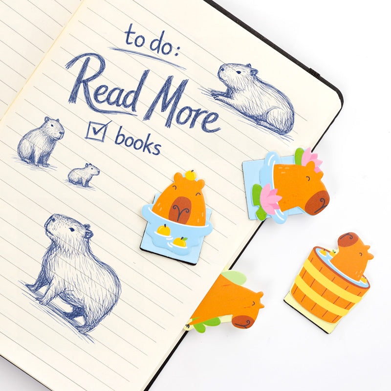 Capybara Magnetic Bookmark Set BOOK34