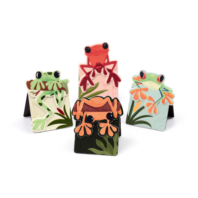 Tropical Frogs Magnetic Bookmark Set BOOK42