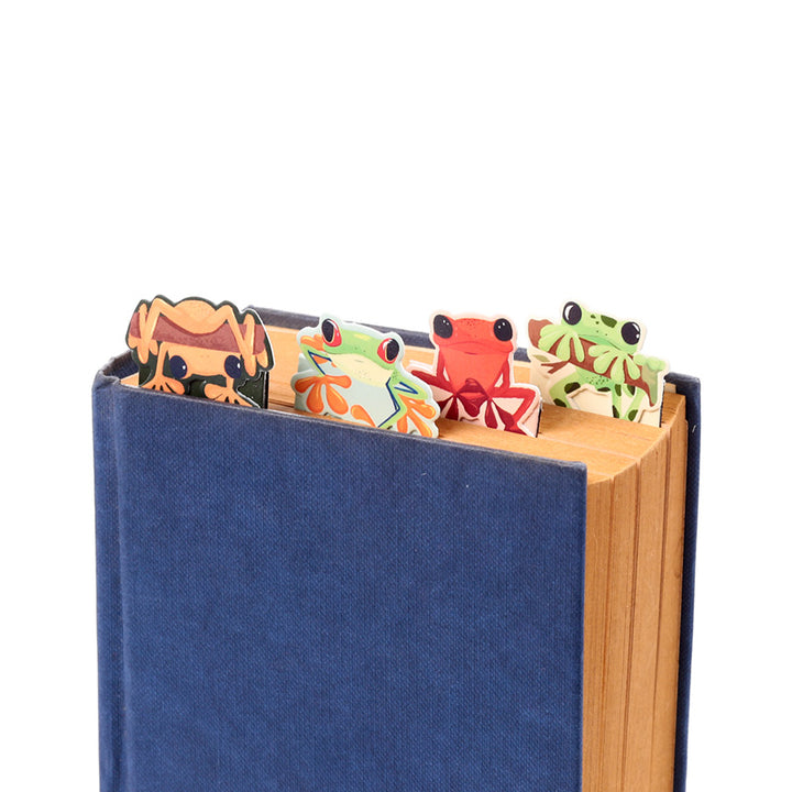 Tropical Frogs Magnetic Bookmark Set BOOK42