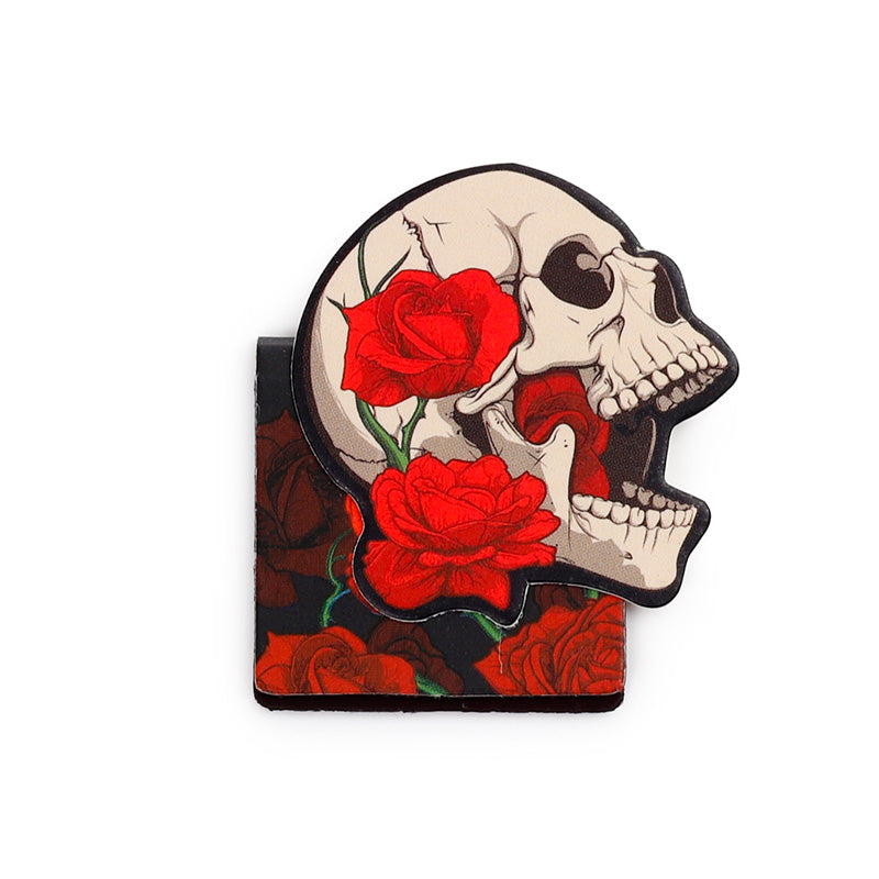 Skulls & Roses Magnetic Bookmark Set BOOK45