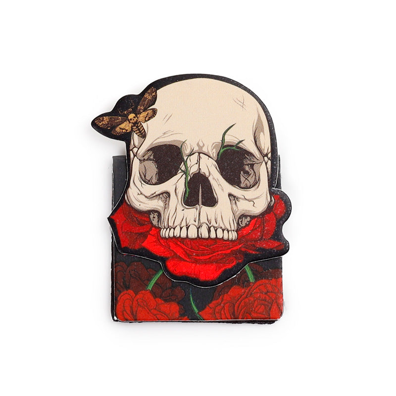 Skulls & Roses Magnetic Bookmark Set BOOK45