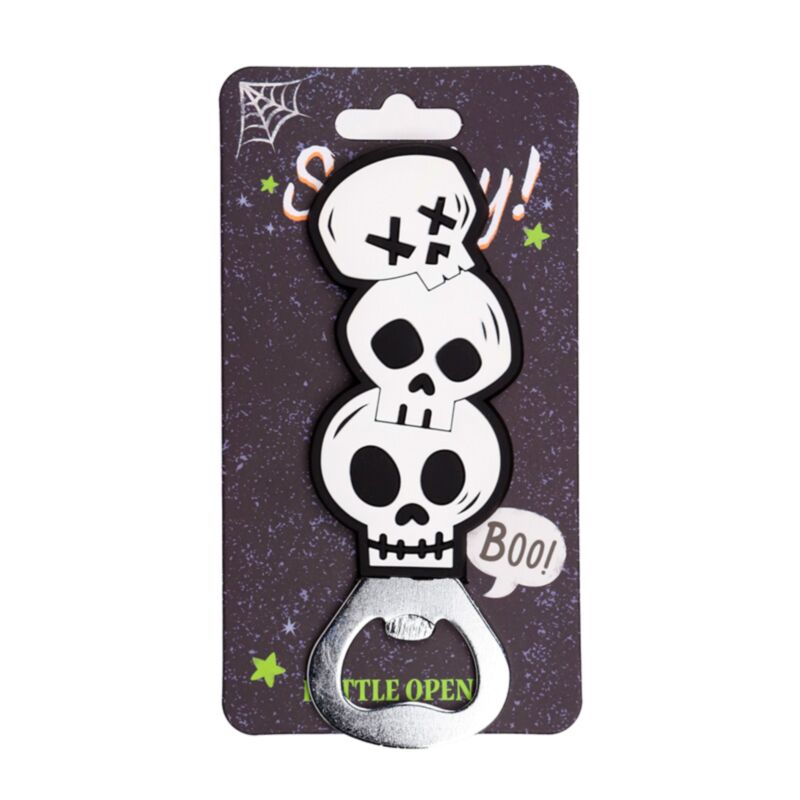 Spooky Skulls PVC Bottle Opener BOPEN01