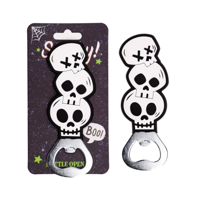 Spooky Skulls PVC Bottle Opener BOPEN01