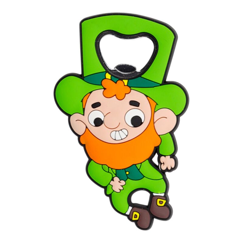 Luck of the Irish Leprechaun PVC Bottle Opener BOPEN03
