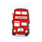 London Souvenir Red London Bus Magnetic PVC Bottle Opener BOPEN04