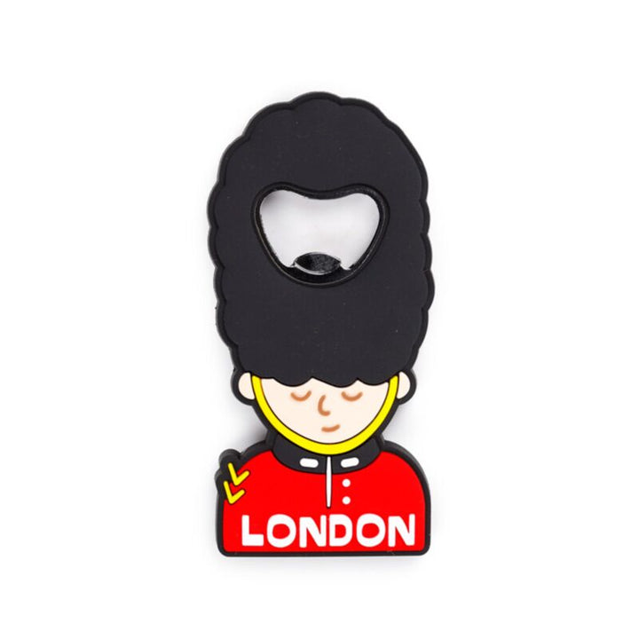London Guardsman Magnetic PVC Bottle Opener BOPEN05