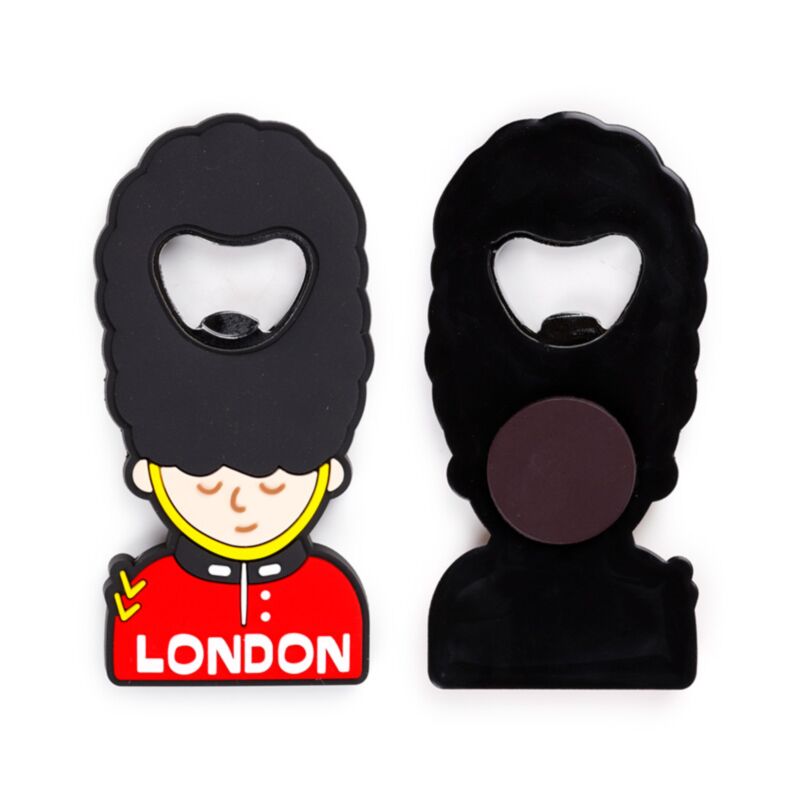 London Guardsman Magnetic PVC Bottle Opener BOPEN05