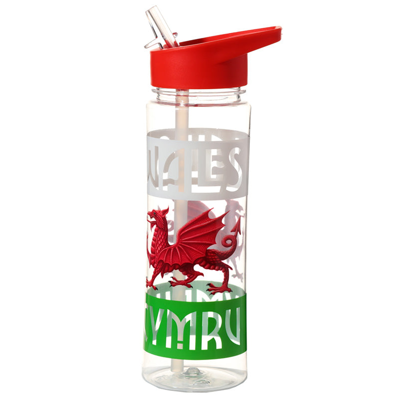550ml Water Bottle Welsh Dragon Wales (Cymru) Souvenir BOT105