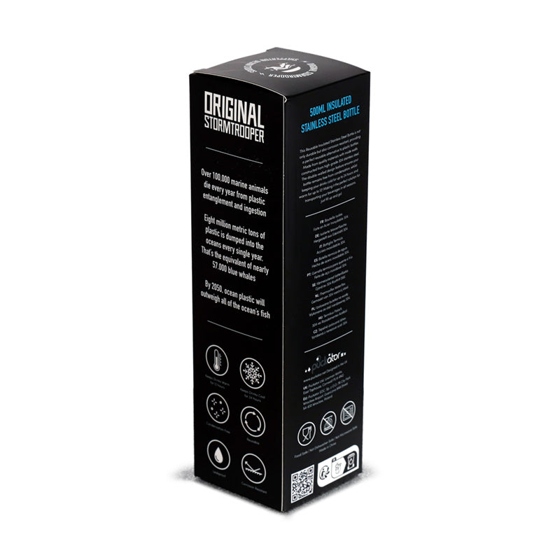The Original Stormtrooper Hot & Cold Drinks Bottle 500ml Black BOT113