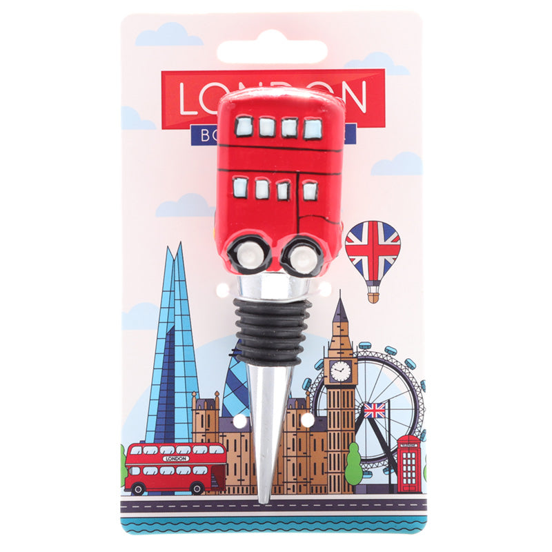 Ceramic London Icons Red Routemaster Bus Bottle Stopper BOT134