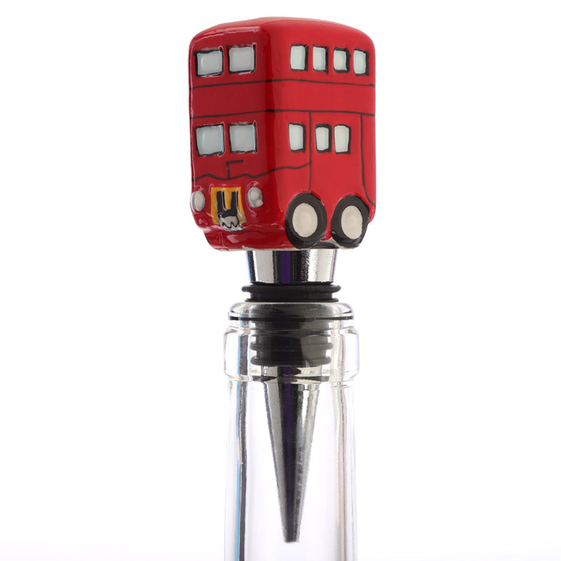 Ceramic London Icons Red Routemaster Bus Bottle Stopper BOT134