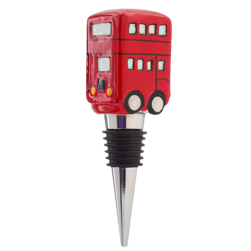 Ceramic London Icons Red Routemaster Bus Bottle Stopper BOT134