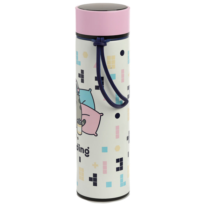 Pusheen Cat Gamer Girl Hot & Cold Digital Thermometer Bottle BOT149