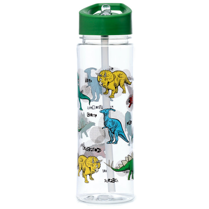 Shatterproof Plastic 550ml Water Bottle Dinosauria BOT182