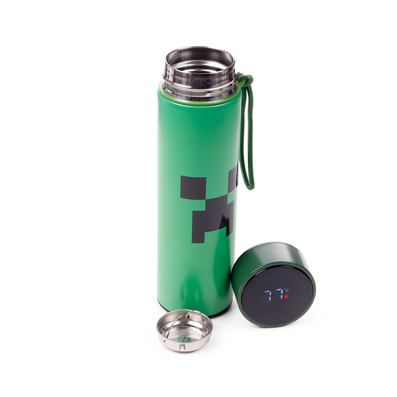 Minecraft Creeper Hot & Cold Digital Thermometer Bottle BOT183