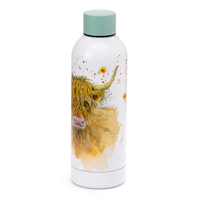 Jan Pashley Highland Coo Cow Hot & Cold Drinks Bottle 530ml BOT205
