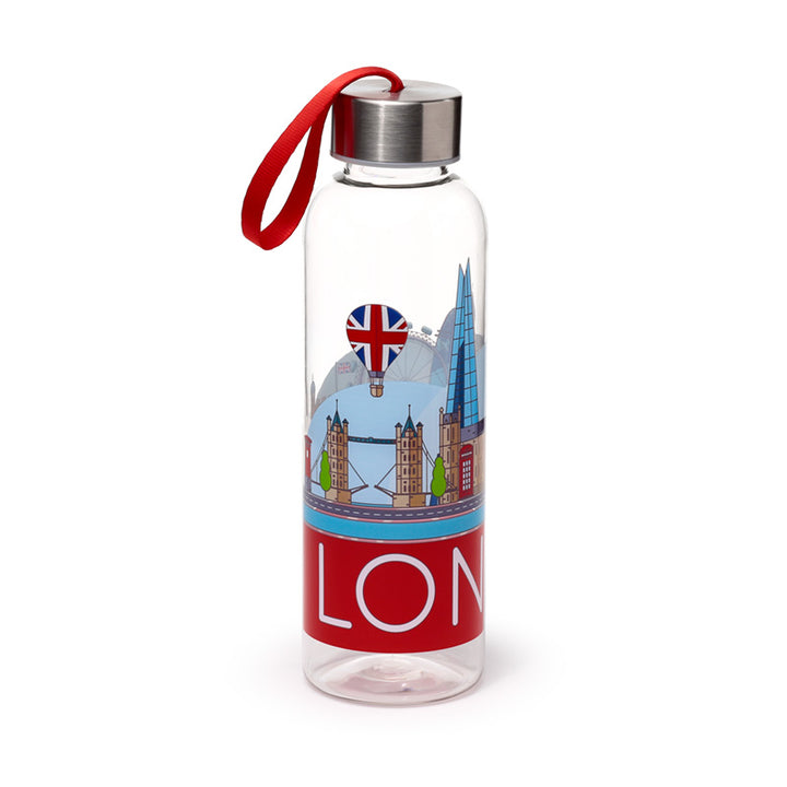 London Icons Panorama 500ml Water Bottle with Metallic Lid BOT237