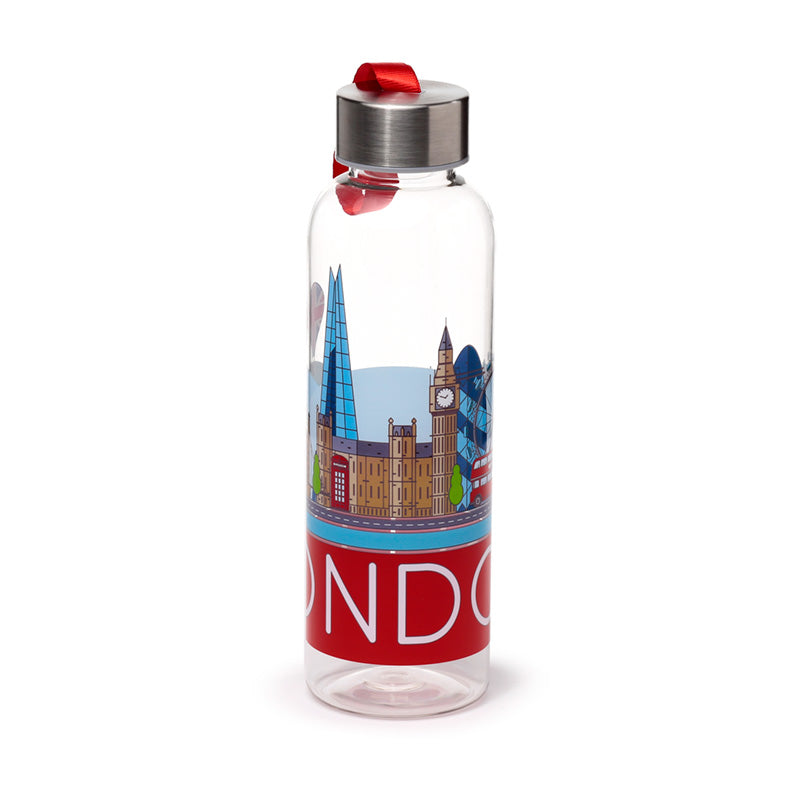 London Icons Panorama 500ml Water Bottle with Metallic Lid BOT237
