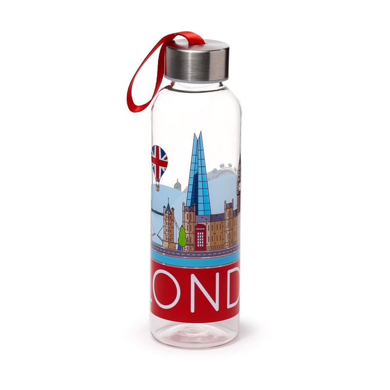 London Icons Panorama 500ml Water Bottle with Metallic Lid BOT237