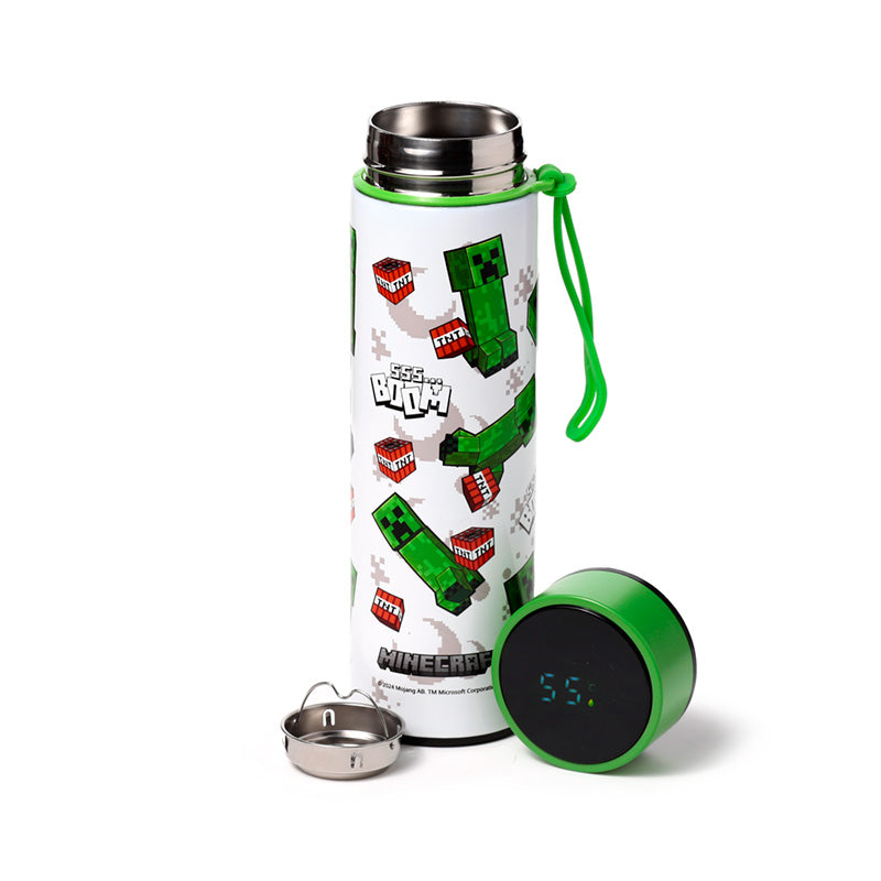 Minecraft SSS BOOM Hot & Cold Digital Thermometer Bottle BOT240