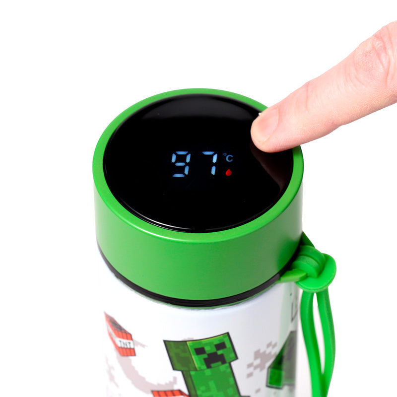 Minecraft SSS BOOM Hot & Cold Digital Thermometer Bottle BOT240
