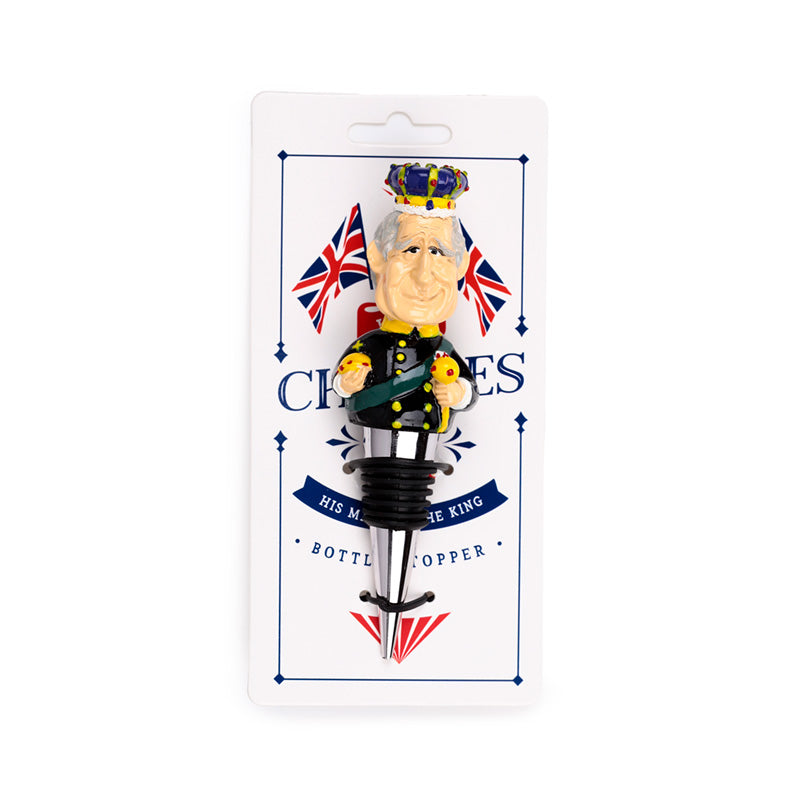 King Charles III Bottle Stopper BOT341