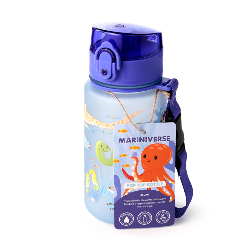 Mariniverse Pop Top 350ml Shatterproof Children's Bottle BOT350