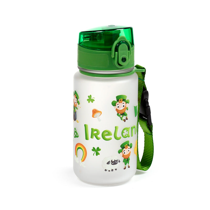 Luck of the Irish Leprechaun Pop Top 350ml Shatterproof Children's Bottle BOT351