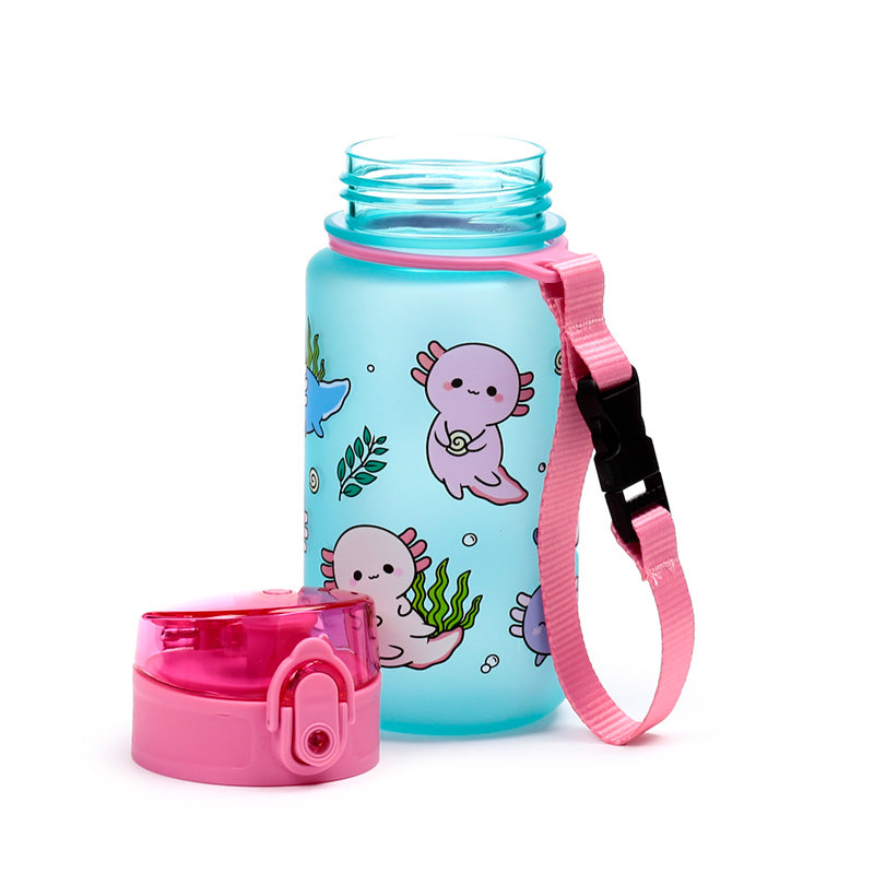 Adoramals Axolotl Pop Top 350ml Shatterproof Bottle BOT354