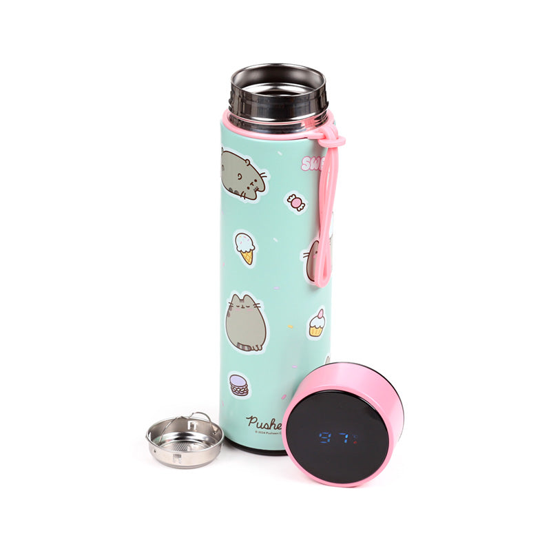 Pusheen the Cat Sweets Hot & Cold Digital Thermometer Bottle BOT362