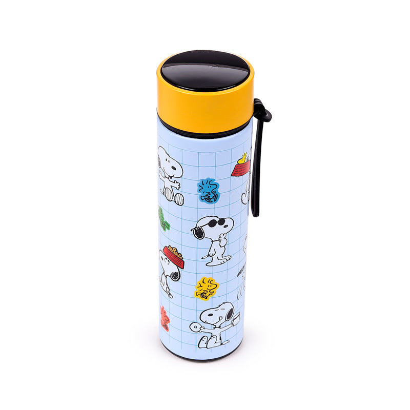 Peanuts Snoopy & Woodstock Hot & Cold Digital Thermometer Bottle BOT374