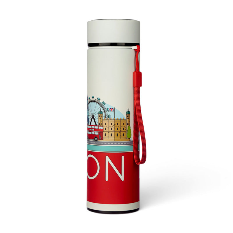 London Icons Hot & Cold Digital Thermometer Bottle BOT85