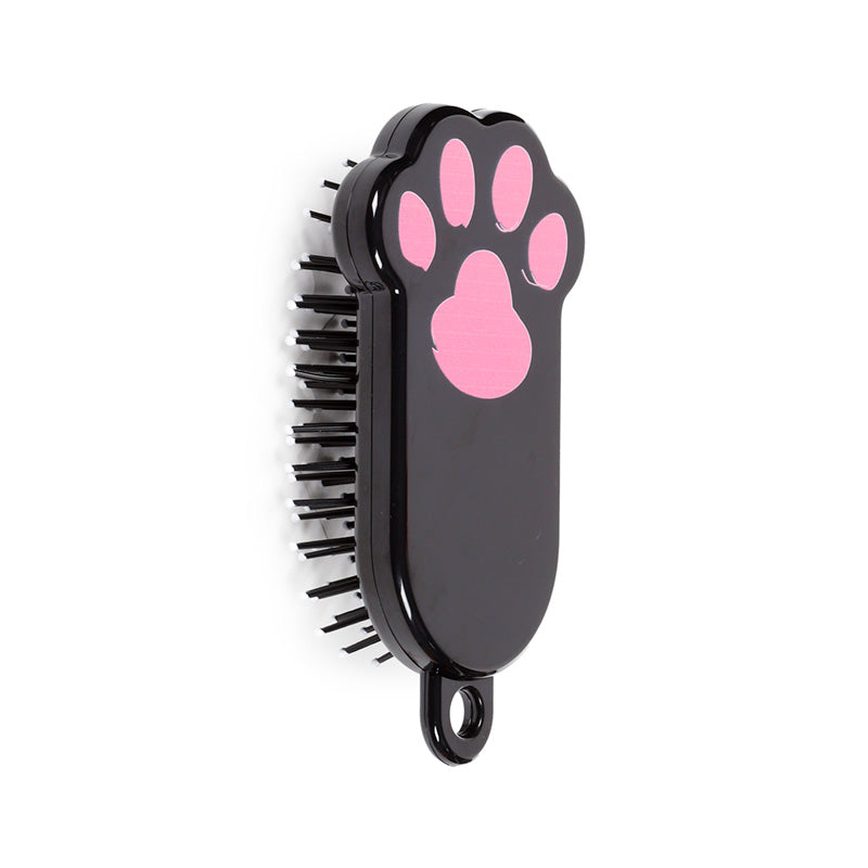 Lucky the Black Cat Paw Shaped Hair Brush BRU42