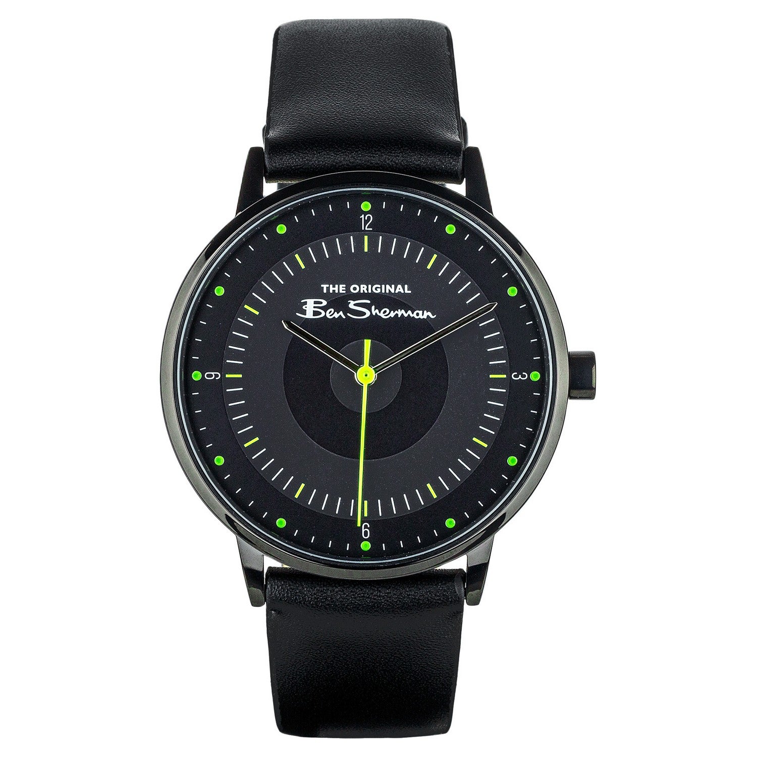 Ben Sherman Black Strap Black Dial Gents Watch BS094B