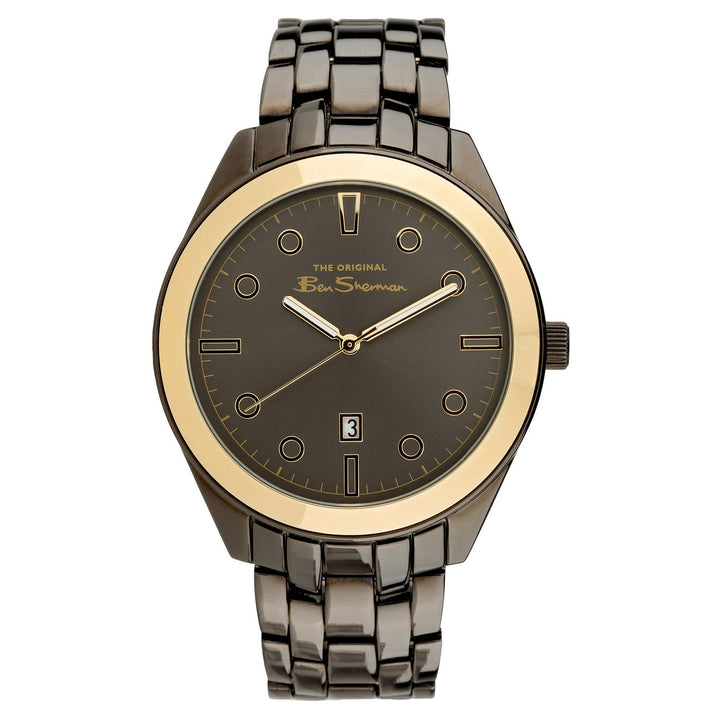 Ben Sherman Gun Bracelet Sun Sunray Dial Gents Watch BS098BSM