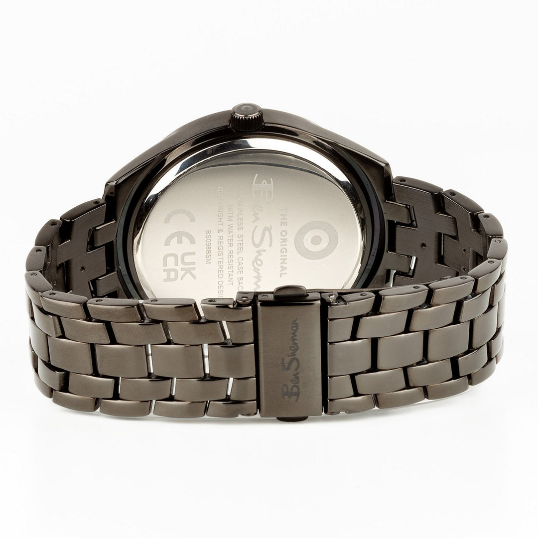 Ben Sherman Gun Bracelet Sun Sunray Dial Gents Watch BS098BSM