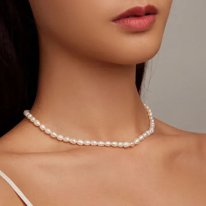Freshwater Pearl Beaded Choker