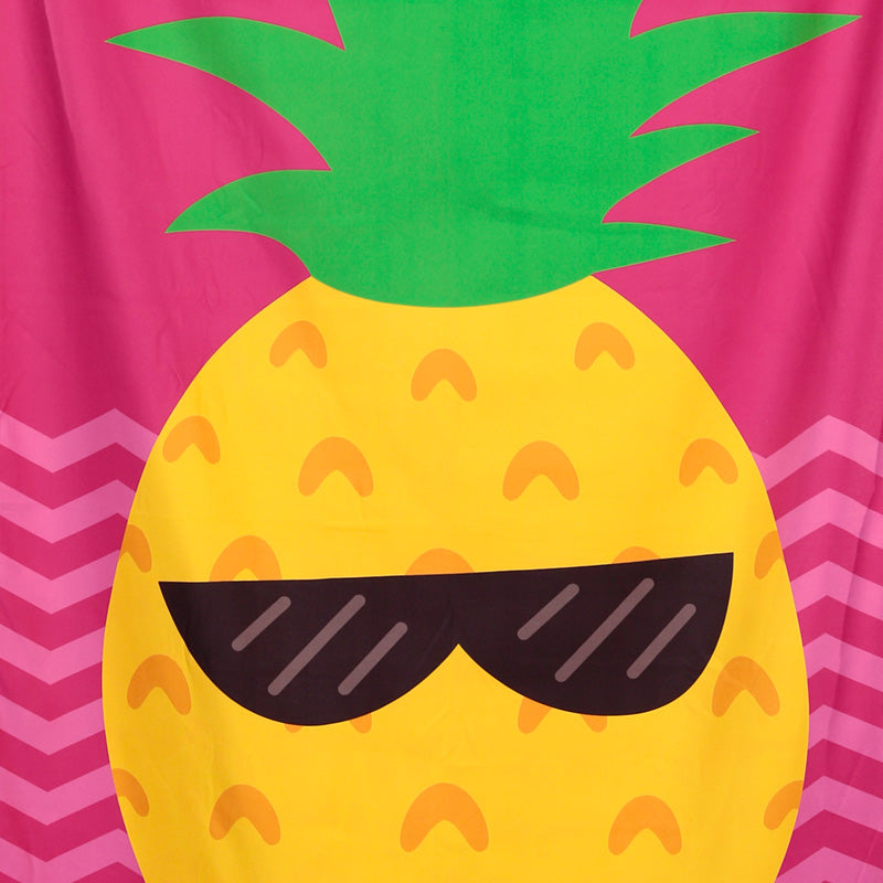 Good Vibes Only Pineapple Microfibre Beach Towel BTOW02