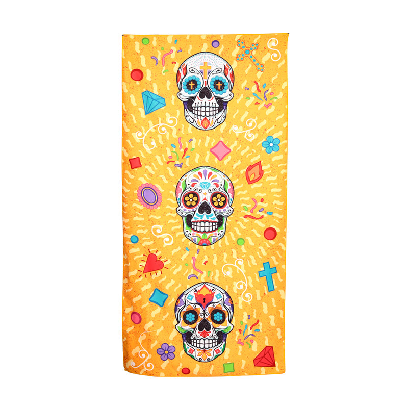 Day of the Dead Microfibre Beach Towel BTOW13