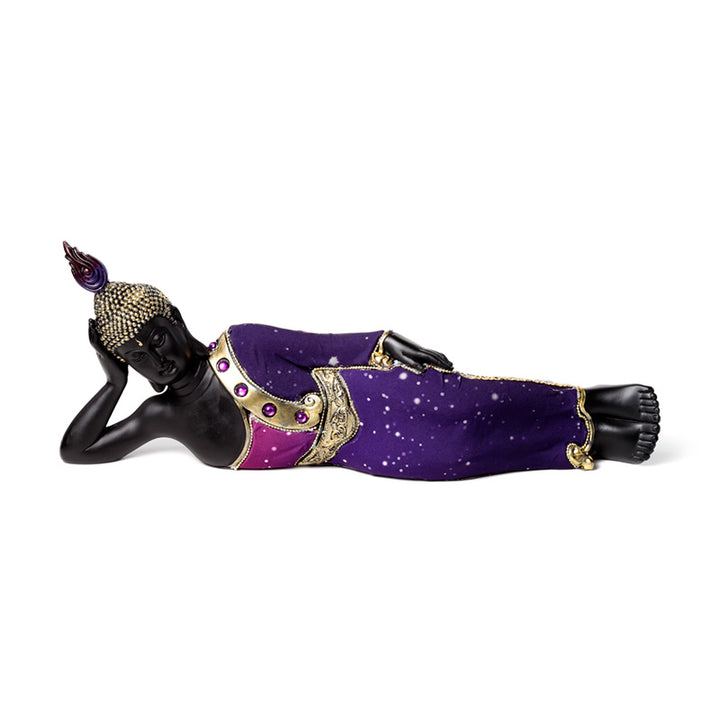 Purple & Black Thai Buddha Reclining BUD388